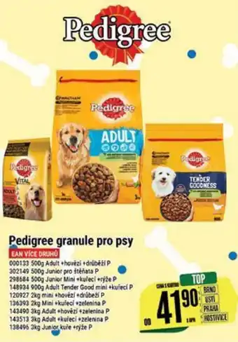 Tamda Foods Pedigree granule pro psy nabídka