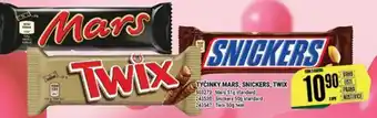 Tamda Foods TYČINKY MARS, SNICKERS, TWIX nabídka