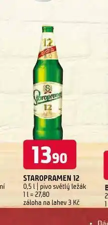 Terno Pivo staropramen 12 nabídka