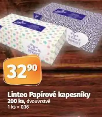 Coop Linteo Papírové kapesníky nabídka