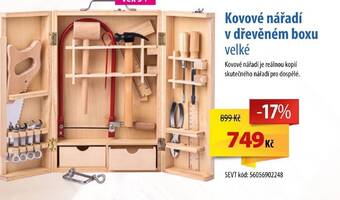 SEVT Kovové nářadí v dřevěném boxu velké nabídka