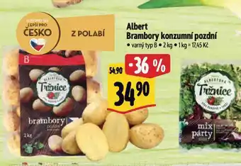 Albert Brambory konzumní pozdní nabídka