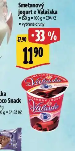 Albert Smetanový jogurt nabídka