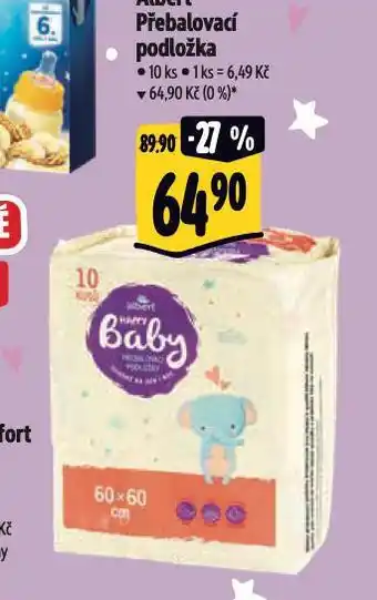 Albert Přebalovací podložka nabídka