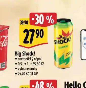 Albert Big shock energy drink nabídka