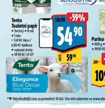 Albert Tento toaletní papír nabídka