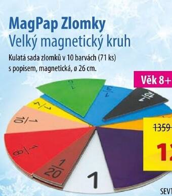 SEVT MagPap Zlomky Velký magnetický kruh nabídka