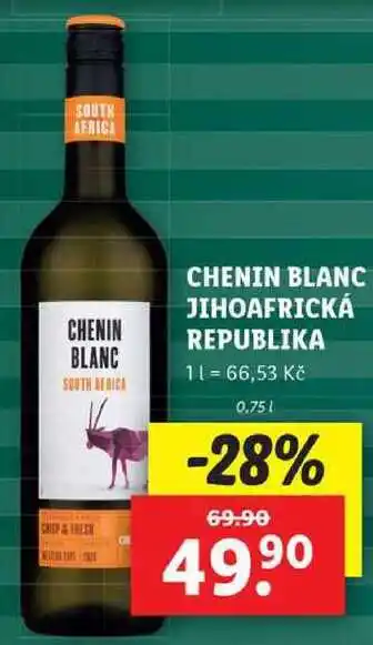 Lidl Chenin blanc jihoafrická republika, 0,75 l nabídka