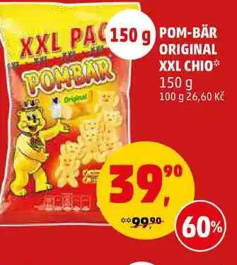 Penny Market Pom-bär original xxl chio, 150 g nabídka