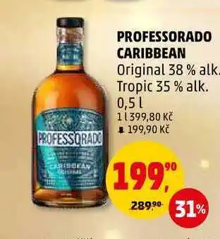 Penny Market Professorado caribbean original 38% alk., 0,5 l nabídka