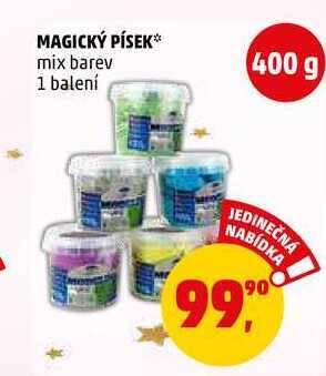 Penny Market Magický písek mix barev, 1 balení nabídka
