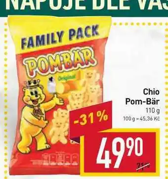 Billa Chio pom-bär 110 g nabídka