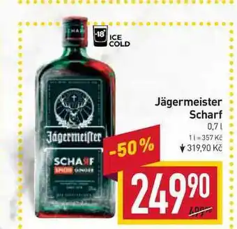 Billa Jägermeister scharf 0,7l nabídka