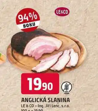 Trefa Le & co anglická slanina 100g nabídka