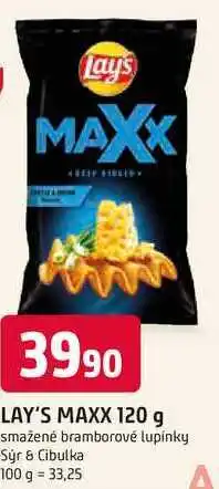 Trefa Lay's maxx 120g, vybrané druhy nabídka