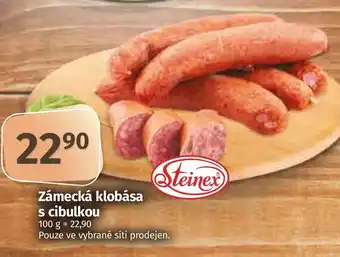 COOP TIP Zámecká klobása s cibulkou nabídka