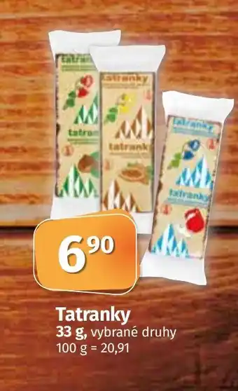 COOP TIP Tatranky 33 g nabídka