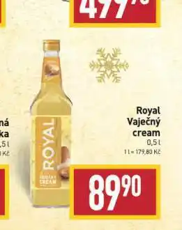 Billa Royal vaječný cream nabídka