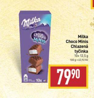 Billa Milka choco minis nabídka