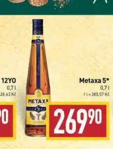 Billa Metaxa 5 nabídka