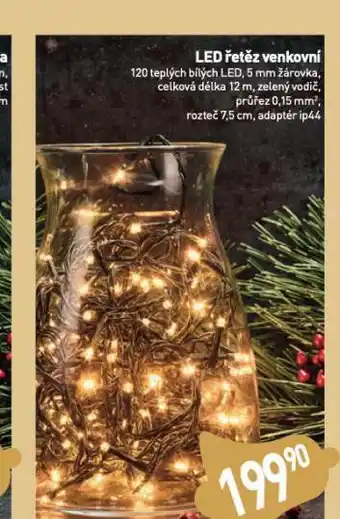 Billa Led řetěz venkovní nabídka