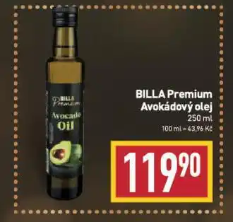 Billa Avokádový olej nabídka