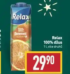 Billa Relax 100% džus nabídka