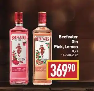 Billa Beefeater gin nabídka