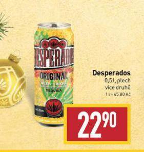 Billa Desperados nabídka