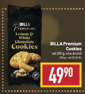 Billa Cookies nabídka