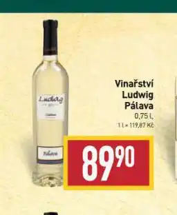 Billa Vinařství ludwig pálava nabídka