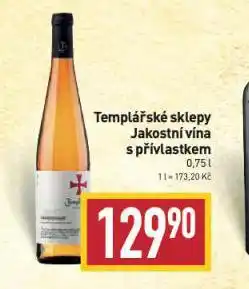 Billa Templářské sklepy nabídka