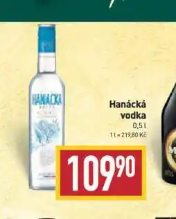 Billa Hanácká vodka nabídka