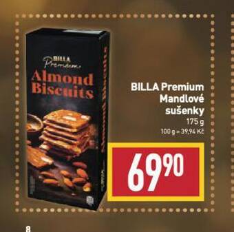 Billa Mandlové sušenky nabídka