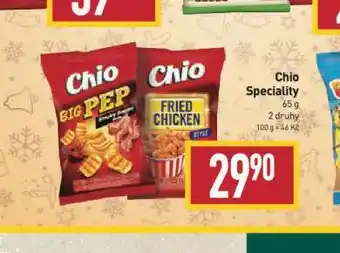 Billa Chio speciality nabídka