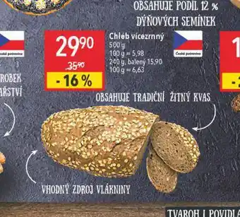 Globus Chléb vícezrnný nabídka