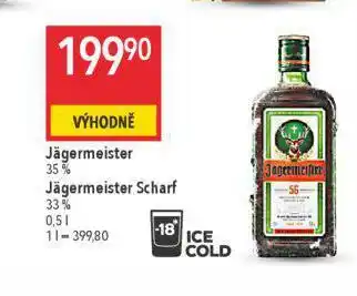 Globus Jagermeister nabídka