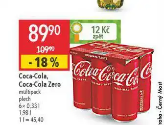 Globus Coca-cola zero nabídka