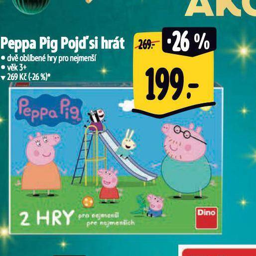 Albert Peppa pig pojď si hrát nabídka