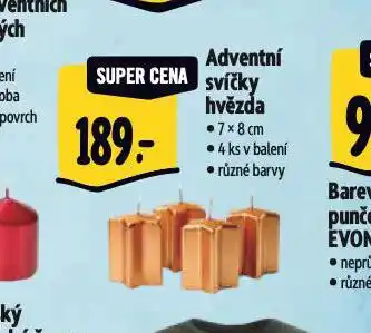 Albert Adventní svíčky nabídka