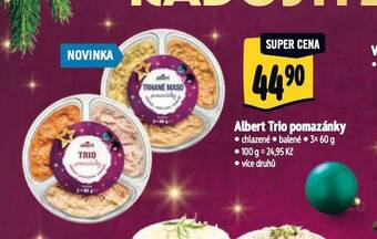 Albert Trio pomazánky nabídka