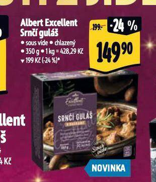 Albert Srnčí guláš nabídka