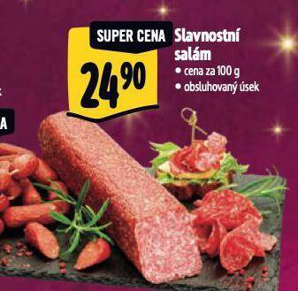 Albert Slavnostní salám nabídka