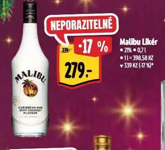 Albert Malibu likér nabídka