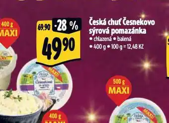 Albert Česnekovo sýrová pomazánka nabídka