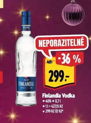 Albert Finlandia vodka nabídka