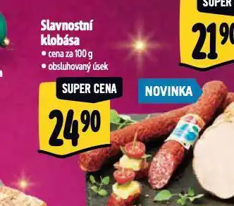Albert Slavnostní klobása nabídka