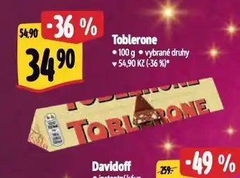 Albert Toblerone nabídka
