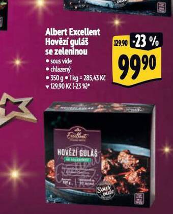 Albert Hovězí guláš se zeleninou nabídka