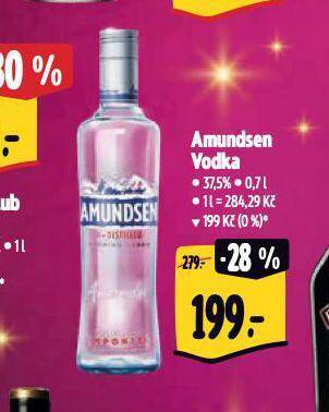 Albert Amundsen vodka nabídka